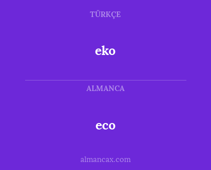 eco - eko