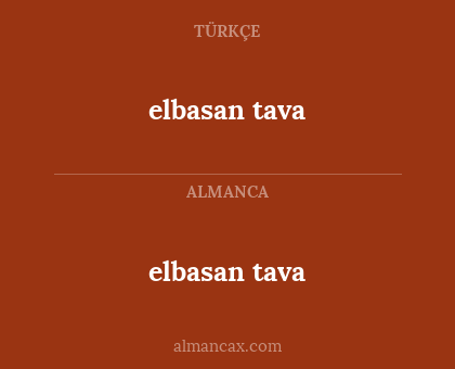 elbasan tava - elbasan tava