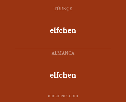 elfchen - elfchen