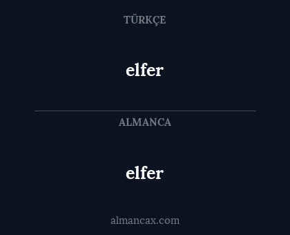 elfer - elfer
