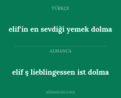 elif ş lieblingessen ist dolma - elif'in en sevdiği yemek dolma