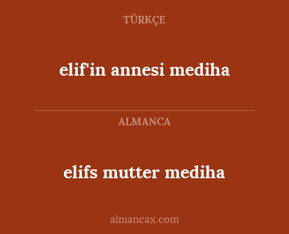 elifs mutter mediha - elif'in annesi mediha