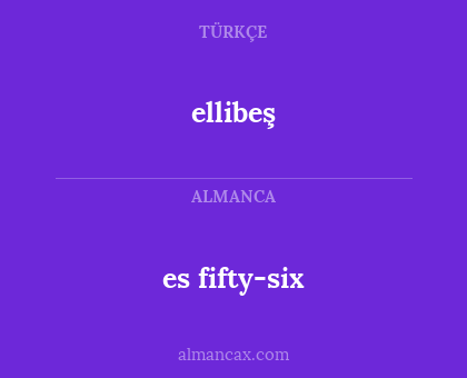 ellibeş - es fifty-six