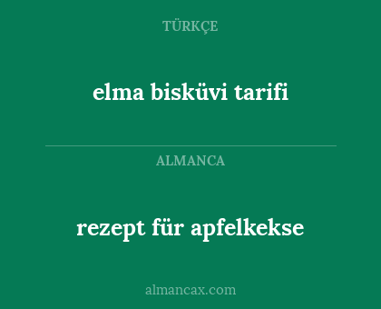 elma bisküvi tarifi - rezept für apfelkekse