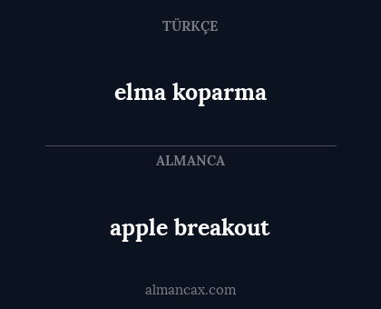 elma koparma - apple breakout