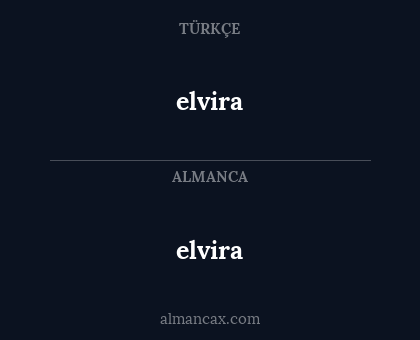 elvira - elvira