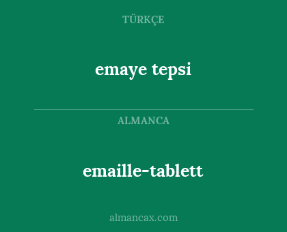 emaille-tablett - emaye tepsi
