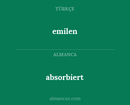 absorbiert - emilen