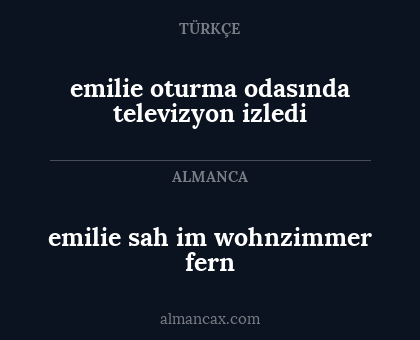 emilie oturma odasında televizyon izledi - emilie sah im wohnzimmer fern