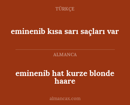 eminenib hat kurze blonde haare - eminenib kısa sarı saçları var