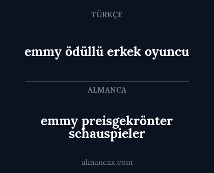 emmy ödüllü erkek oyuncu - emmy preisgekrönter schauspieler
