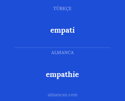 empathie - empati