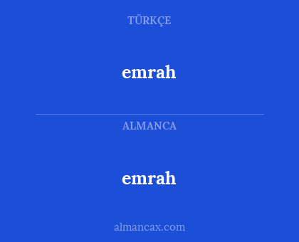 emrah - emrah