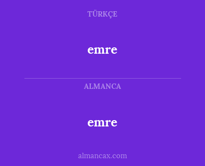 emre - emre