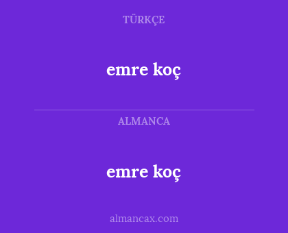 emre koç - emre koç