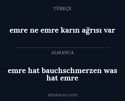 emre ne emre karın ağrısı var - emre hat bauchschmerzen was hat emre