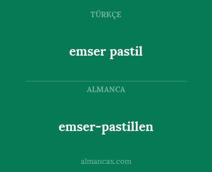emser pastil - emser-pastillen