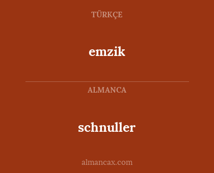 emzik - schnuller