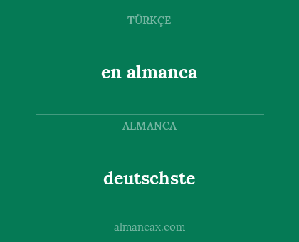 en almanca - deutschste