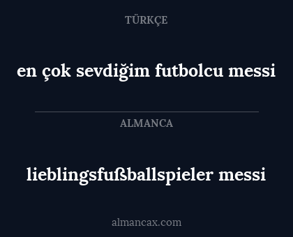 en çok sevdiğim futbolcu messi - lieblingsfußballspieler messi