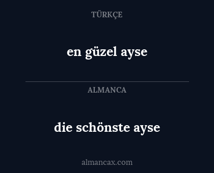 en güzel ayse - die schönste ayse