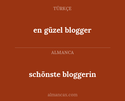 en güzel blogger - schönste bloggerin