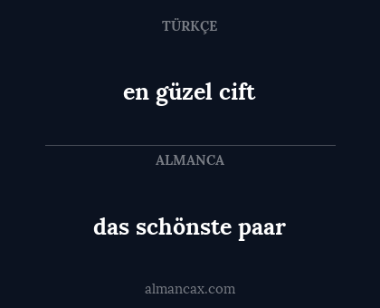 en güzel cift - das schönste paar