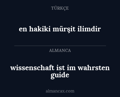 en hakiki mürşit ilimdir - wissenschaft ist im wahrsten guide