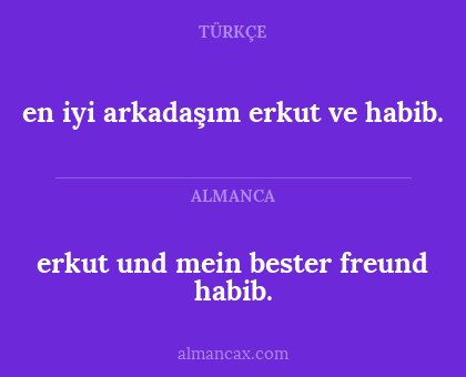 en iyi arkadaşım erkut ve habib. - erkut und mein bester freund habib.