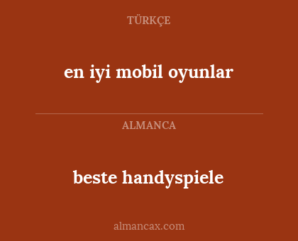 en iyi mobil oyunlar - beste handyspiele