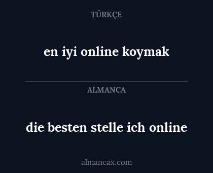 en iyi online koymak - die besten stelle ich online