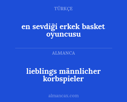 lieblings männlicher korbspieler - en sevdiği erkek basket oyuncusu