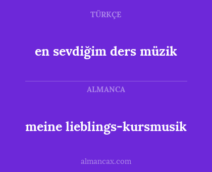 en sevdiğim ders müzik - meine lieblings-kursmusik