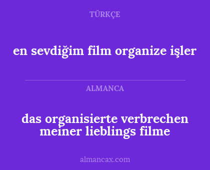 en sevdiğim film organize işler - das organisierte verbrechen meiner lieblings filme