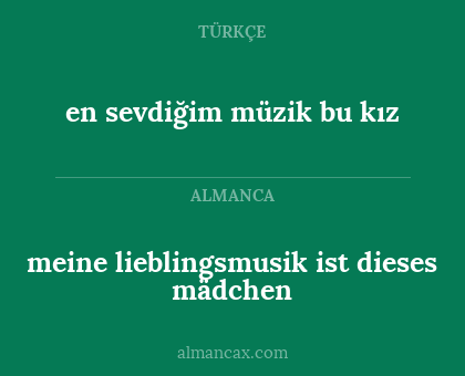 meine lieblingsmusik ist dieses mädchen - en sevdiğim müzik bu kız