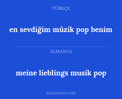 meine lieblings musik pop - en sevdiğim müzik pop benim