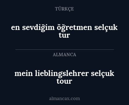 en sevdiğim öğretmen selçuk tur - mein lieblingslehrer selçuk tour
