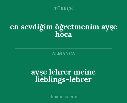 ayşe lehrer meine lieblings-lehrer - en sevdiğim öğretmenim ayşe hoca