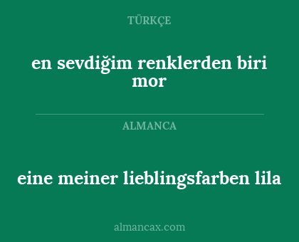 eine meiner lieblingsfarben lila - en sevdiğim renklerden biri mor