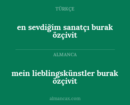 en sevdiğim sanatçı burak özçivit - mein lieblingskünstler burak özçivit