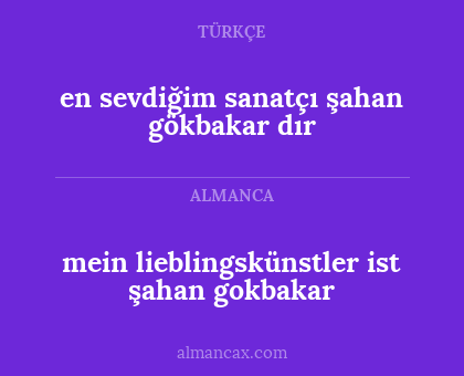 en sevdiğim sanatçı şahan gökbakar dır - mein lieblingskünstler ist şahan gokbakar