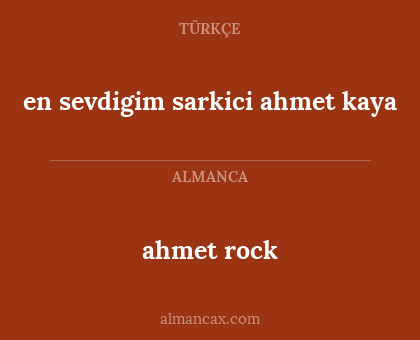 ahmet rock - en sevdigim sarkici ahmet kaya