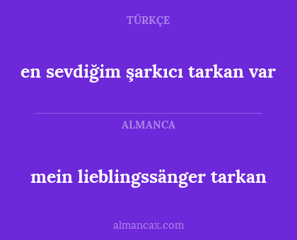 mein lieblingssänger tarkan - en sevdiğim şarkıcı tarkan var