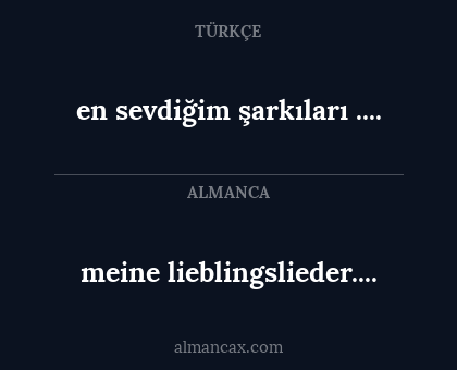 meine lieblingslieder.... - en sevdiğim şarkıları ....