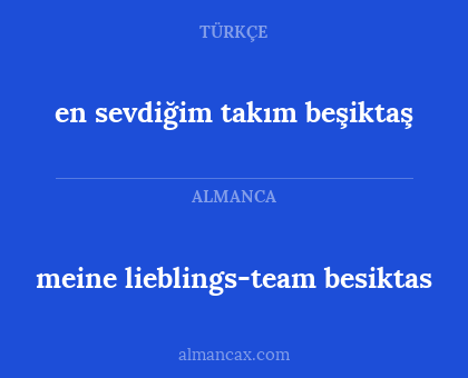 meine lieblings-team besiktas - en sevdiğim takım beşiktaş