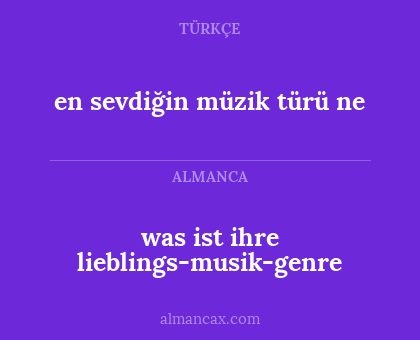 en sevdiğin müzik türü ne - was ist ihre lieblings-musik-genre