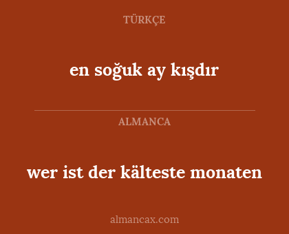 wer ist der kälteste monaten - en soğuk ay kışdır