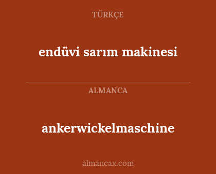 endüvi sarım makinesi - ankerwickelmaschine