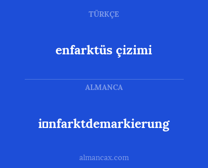 i̇nfarktdemarkierung - enfarktüs çizimi