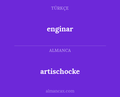 artischocke - enginar